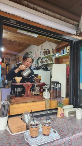 토요일은 핸드드립 커피전도하는 날
