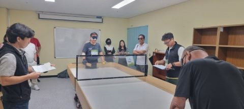시각장애인 쇼다운경기대회 커피트럭 사역