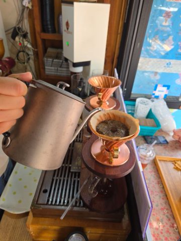 토요 핸드드립커피 전도