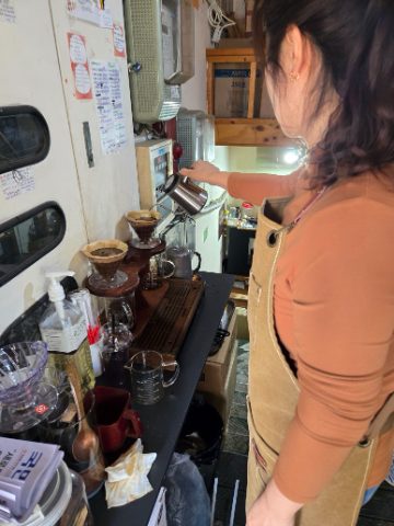 핸드드립 커피 전도 스케치