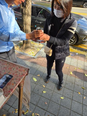 핸드드립 커피 전도 스케치