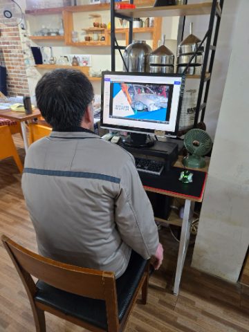 핸드드립 커피 전도 스케치
