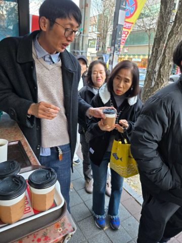 토요 핸드드립 커피전도 스케치-2024년12월 7일
