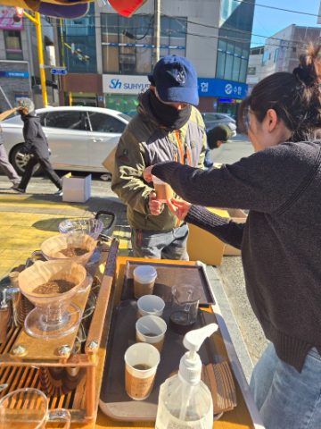 토요 핸드드립 커피전도 스케치-1월 18일