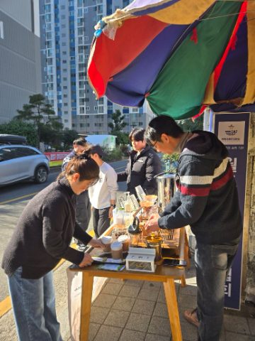 토요 핸드드립 커피전도 스케치-1월 18일
