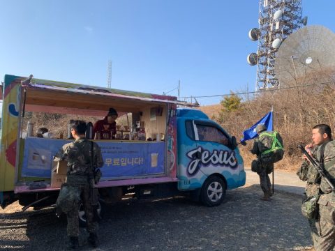 53사단 혹한기 훈련 용사들 위로 사역