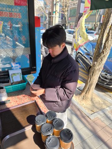 핸드드립 커피전도 스케치-2월 22일