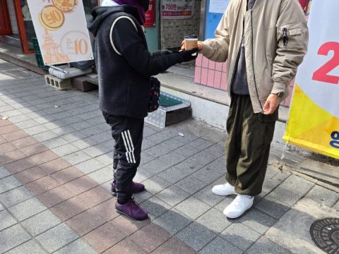 토요 핸드드립커피 전도 스케치-3월 1일