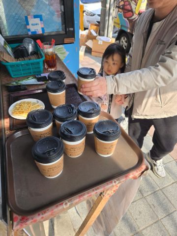 토요 핸드드립 커피 전도 스케치-3월 8일