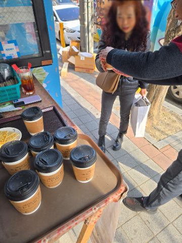 토요 핸드드립 커피 전도 스케치-3월 8일