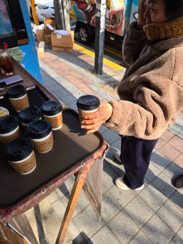토요 핸드드립 커피 전도 스케치-3월 8일