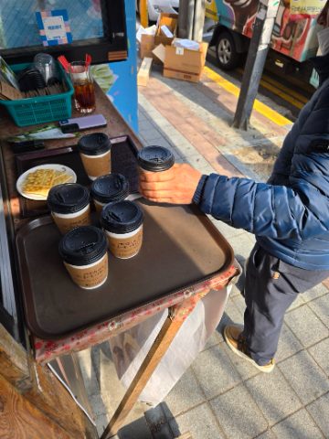 토요 핸드드립 커피 전도 스케치-3월 8일