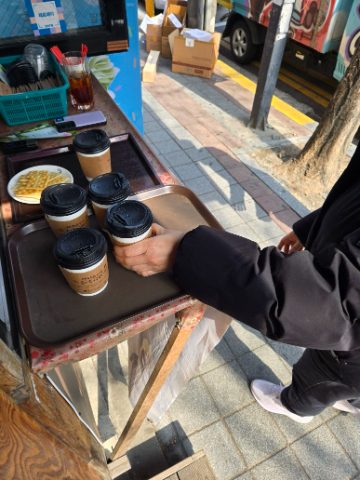 토요 핸드드립 커피 전도 스케치-3월 8일
