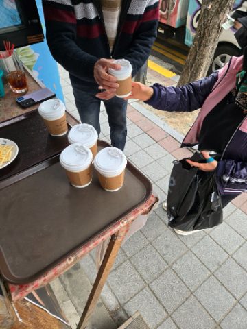 토요 핸드드립 커피 전도 스케치-3월 8일