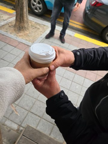 토요 핸드드립 커피 전도 스케치-3월 8일