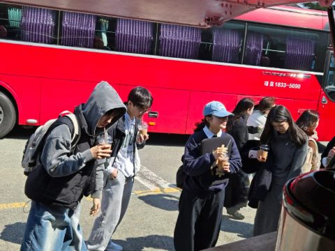 부산 고신대 지저스커피트럭 사역