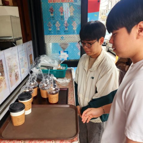 토요 핸드드립커피 전도 스케치-4월 5일