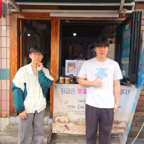 토요 핸드드립커피 전도 스케치-4월 5일