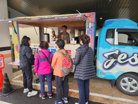 부산시각장애인 걷기 대회 섬김 사역