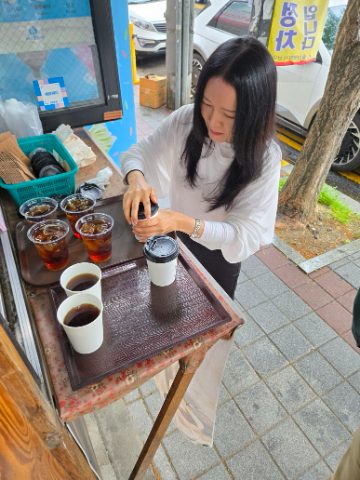 토요 핸드드립 커피 전도 스케치-5월 24일