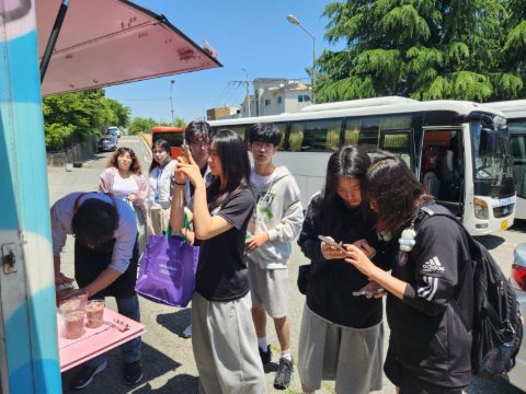 부산 고신대 지저스커피트럭 사역