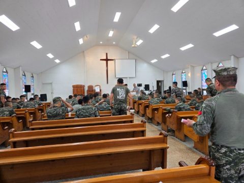 포항 해병대 수색.상장 교회 사역