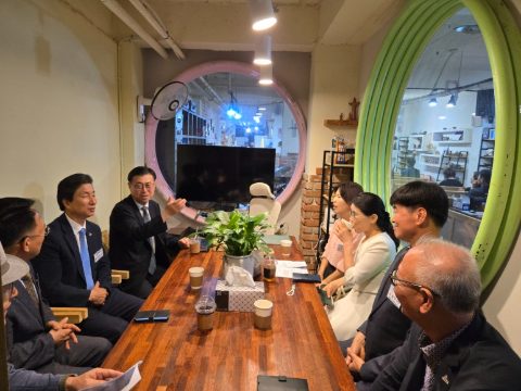 cbmc 달리지회 & 스포츠인지회 1년주 감사회 및 핸드드립 커피전도 스케치