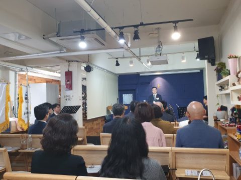 cbmc 달리지회 & 스포츠인지회 1년주 감사회 및 핸드드립 커피전도 스케치