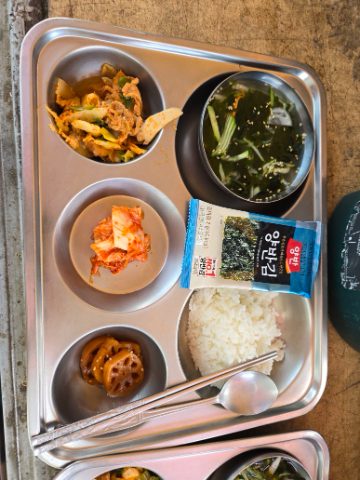 경남 산청 수해지역 커피봉사