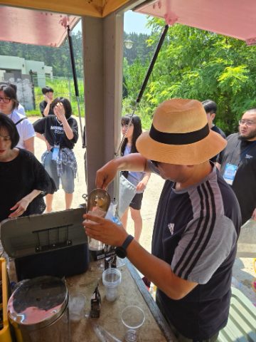 하늘꿈연동교회 중고청 수련회 커피트럭 사역