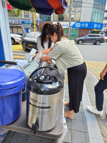 토요 핸드드립 커피전도 스케치-8월 16일
