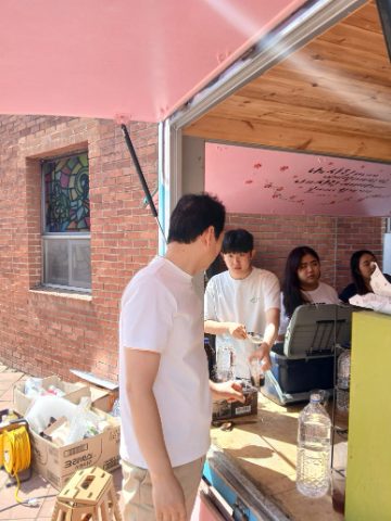 영남신학대학교 사경회 커피와 음료 섬김