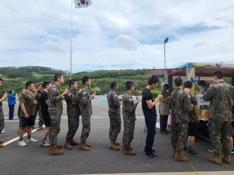 127여단 2,3대대 커피트럭 사역