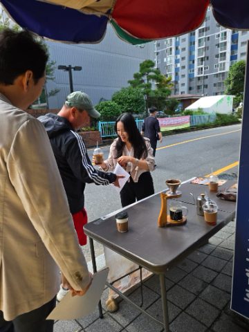 토요 핸드드립 커피 전도 스케치-10월 25일