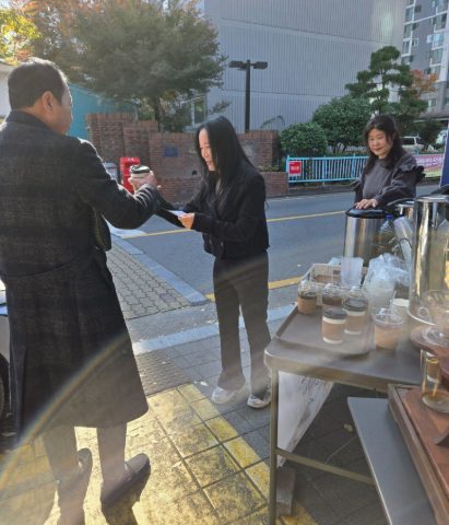 토요 핸드드립 커피 전도 스케치-11월 22일