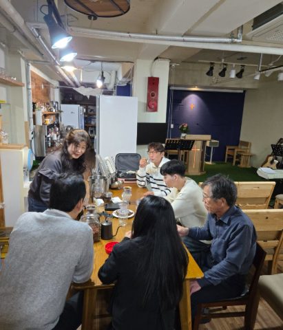 토요 핸드드립 커피 전도 스케치-11월 22일