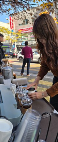 토요 핸드드립 커피 전도 스케치-11월 29일