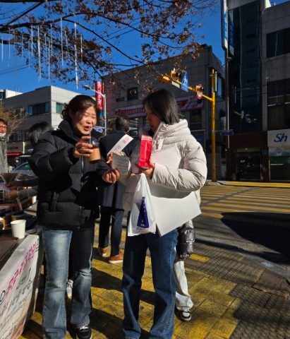 토요 핸드드립 커피 전도 스케치-12월 6일