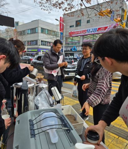 토요 핸드드립 커피 전도 스케치-12월 19일