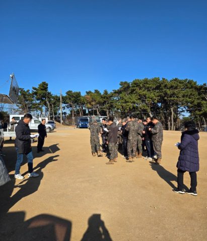 울산 해감대 장병 커피트럭 사역 -12월 22일