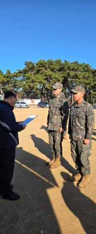 울산 해감대 장병 커피트럭 사역 -12월 22일