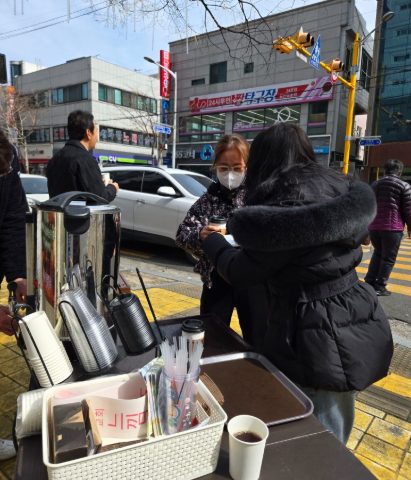 토요 핸드드립 커피 전도 스케치-3월 7일