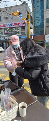 토요 핸드드립 커피 전도 스케치-3월 7일