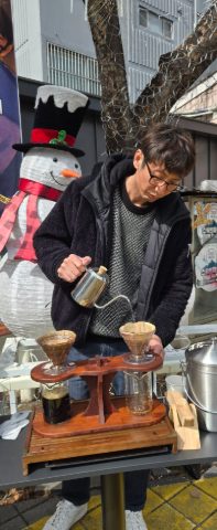 토요 핸드드립 커피 전도 스케치-3월 7일