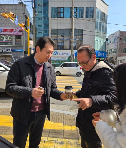 토요 핸드드립 커피전도 스케치-3월 14일