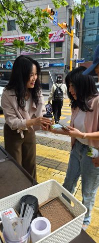 토요 핸드드립 커피 전도 스케치-4월 18일