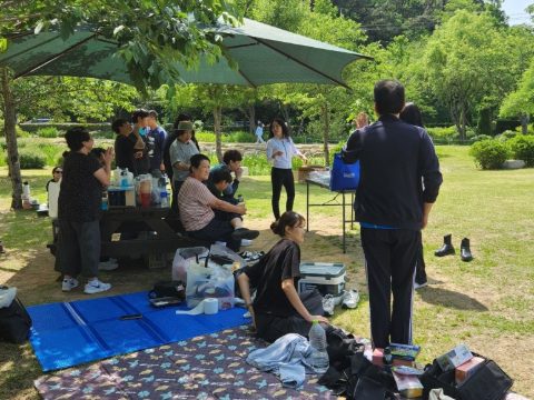 느낌이 있는 교회 단합대회 스케치