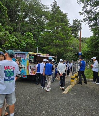 부산 가나안교회 야외예배 지저스커피트럭 사역