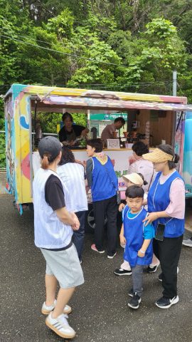 부산 가나안교회 야외예배 지저스커피트럭 사역