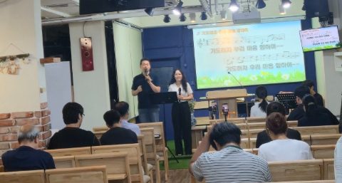 느낌이 있는 교회 여름아웃리치 스케치